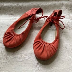 Repetto suede red ballet flats, size 36